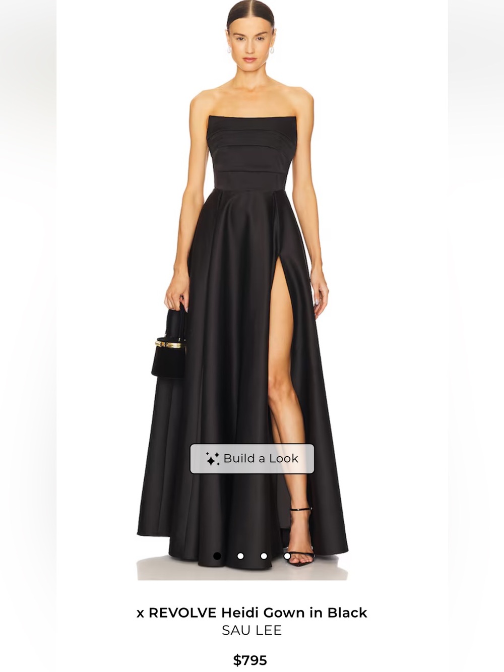 Sau Lee X Revolve Heidi Gown In Black w/pockets